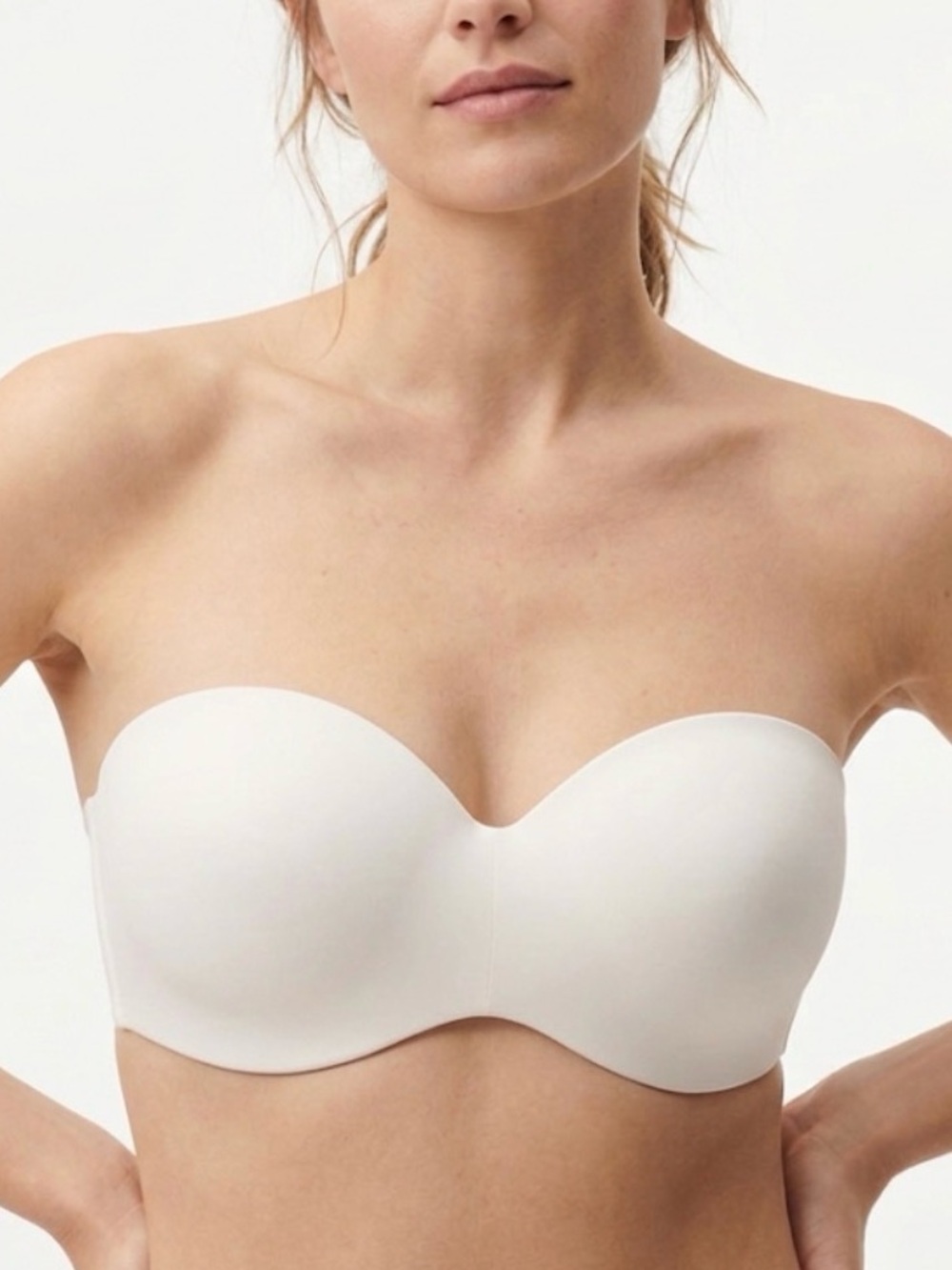 SOMA Stunning Starlet Nude Strapless Bra Size 40G Curvy